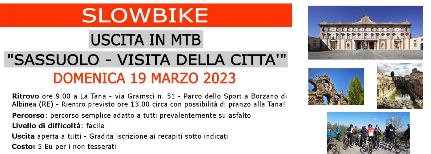 Slowbike uscita in mtb aperta a tutti organizzata da New Bike per domenica 19 marzo 2023