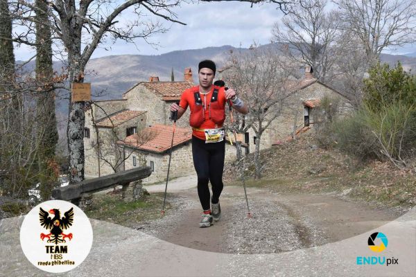 Federico Ganassi Spallanzani alla Ronda Ghibellina Trail 2022 di Castiglion Fiorentino (AR)