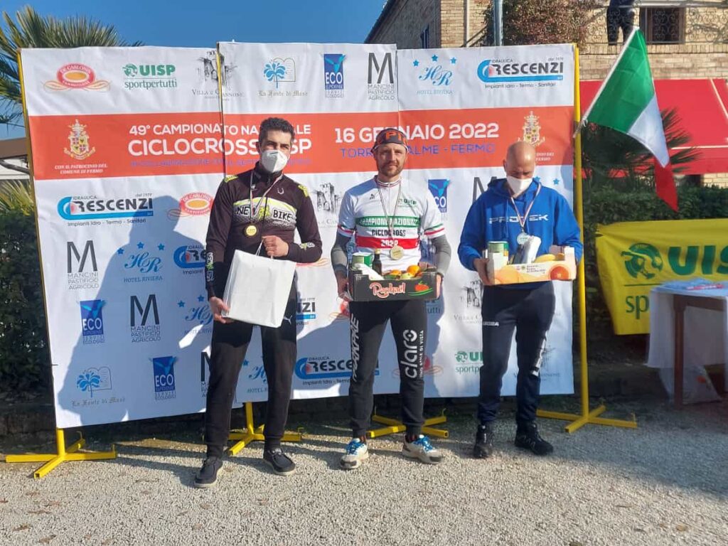 Giovanni Ceglia a podio nel Campionato Nazionale UISP CX 2022 a Torre di Palme (FM)